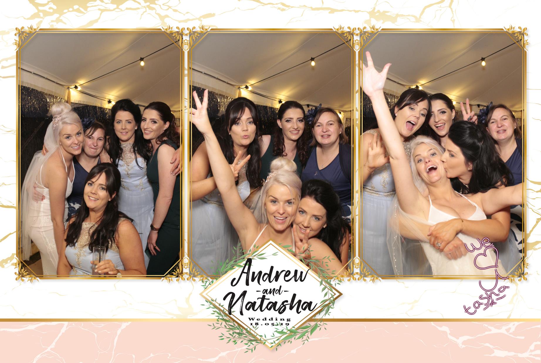 Andrew & Natasha's Wedding  | View more photos from the event at gallery.myphotoboothexperience.co.uk/u/MyPhotoBoothExperienceLtd/Andrew-Natashas-Wedding